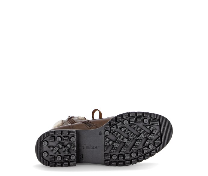 Gabor Damen  Winterstiefelette Braun - Materialmix Leder/Lederimitat