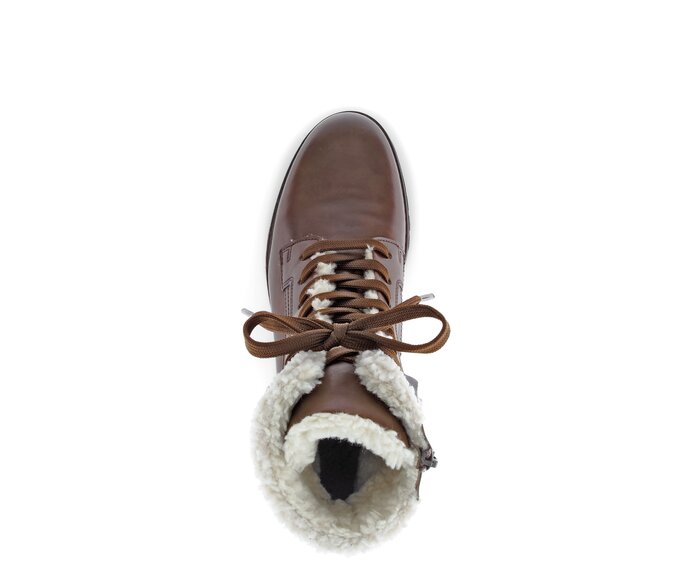 Gabor Damen  Winterstiefelette Braun - Materialmix Leder/Lederimitat