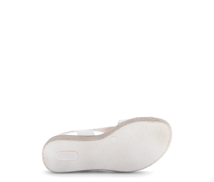 Gabor Damen  Plateau Sandale Creme - Glattleder