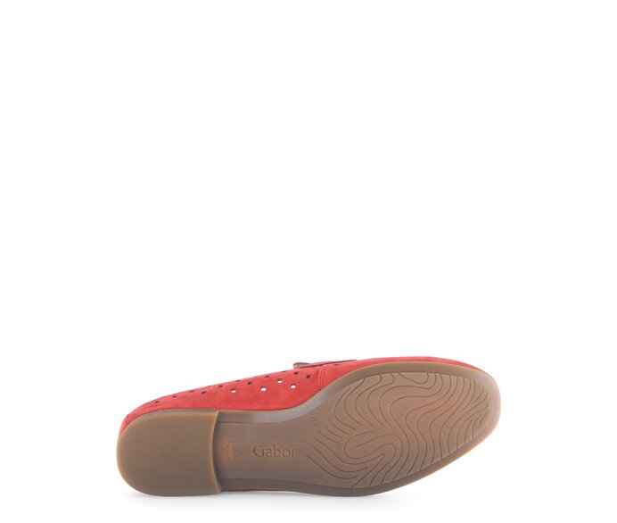 Gabor Damen  Slipper Rot - Rauleder