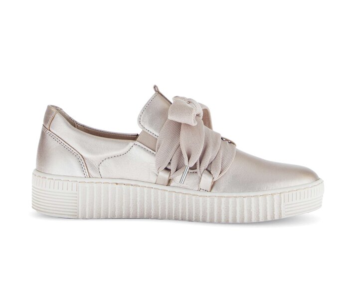 Gabor Damen  Sneaker Low Gold - Effektleder