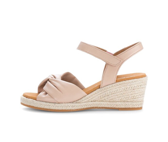 Gabor Damen Keilsandalette Rosa - Glattleder