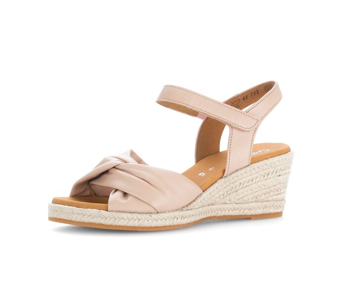 Gabor Damen  Keilsandalette Rosa - Glattleder