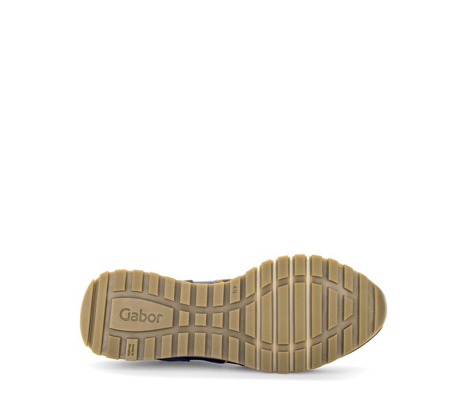 Gabor Damen  Sneaker Low Grün - Materialmix Leder