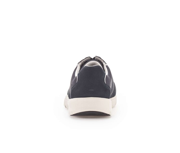 Pius Gabor Herren Sneaker Low Blau - Materialmix Leder/Textil