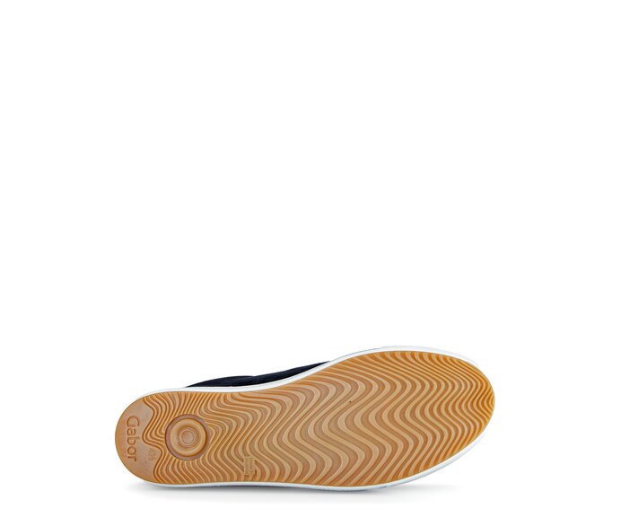 Gabor Damen  Sneaker Low Blau - Rauleder