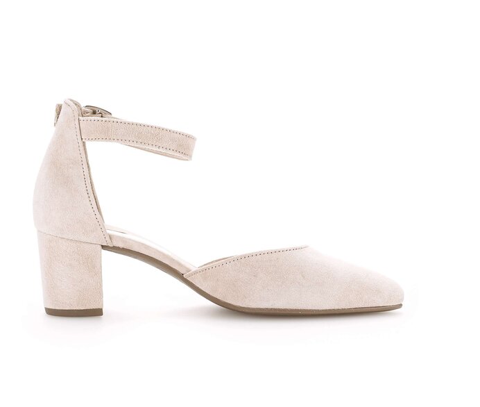 Gabor Damen  Spangenpumps Rosa - Rauleder
