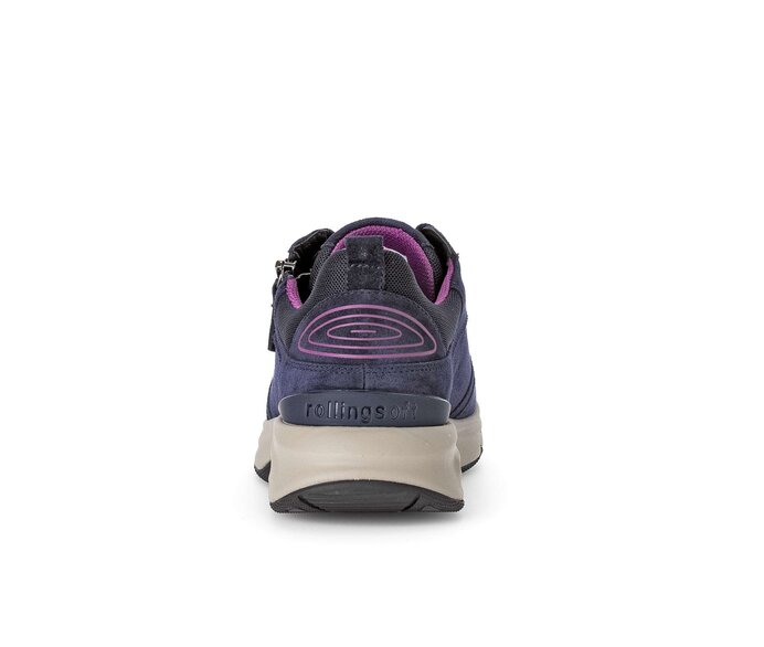 Gabor Damen  Sneaker Low Blau - Materialmix Leder/Lederimitat