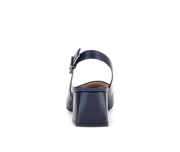 Gabor Damen  Slingpumps Blau - Glattleder