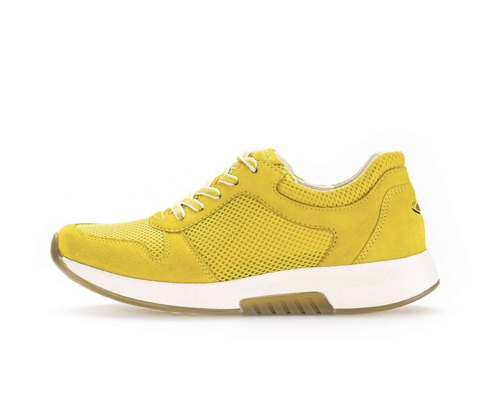 Gabor Damen Sneaker Low Gelb - Lederimitat