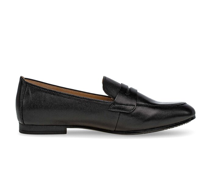 Gabor Damen  Slipper Schwarz - Glattleder