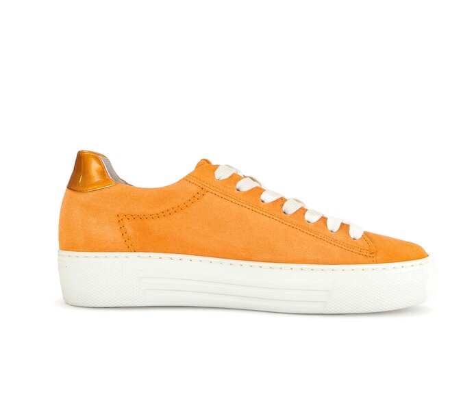 Gabor Damen  Sneaker Low Orange - Rauleder