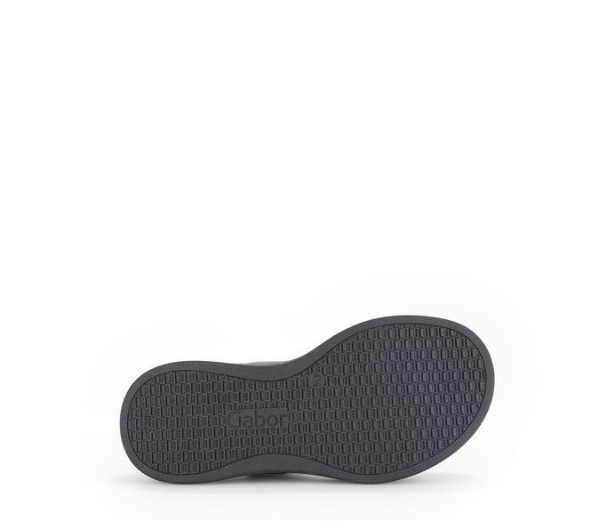 Gabor Damen  Plateau Sandale Schwarz - Glattleder