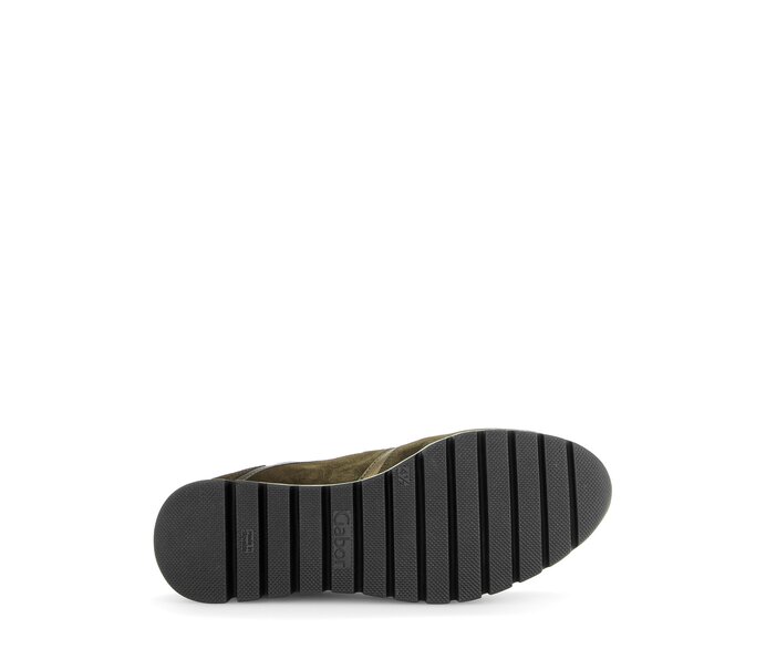 Gabor Damen  Sneaker Low Grün - Materialmix Leder