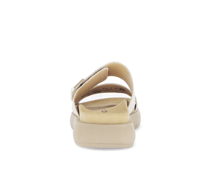 Gabor Damen  Pantolette Beige - Materialmix Leder