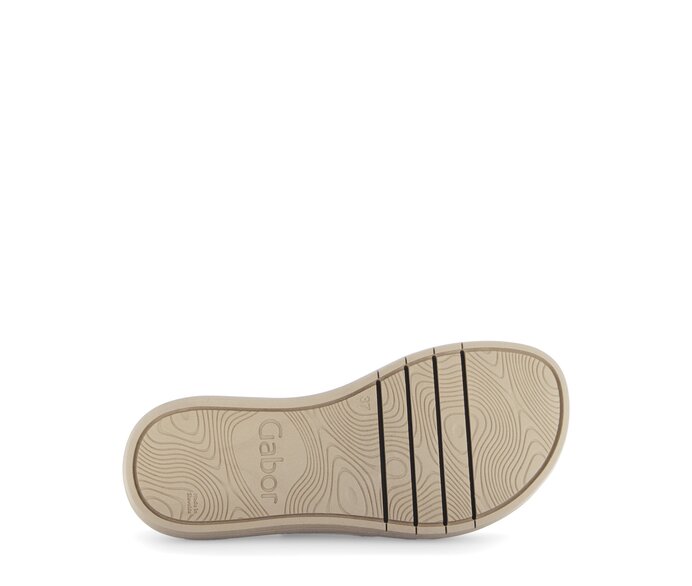 Gabor Damen  Pantolette Beige - Materialmix Leder