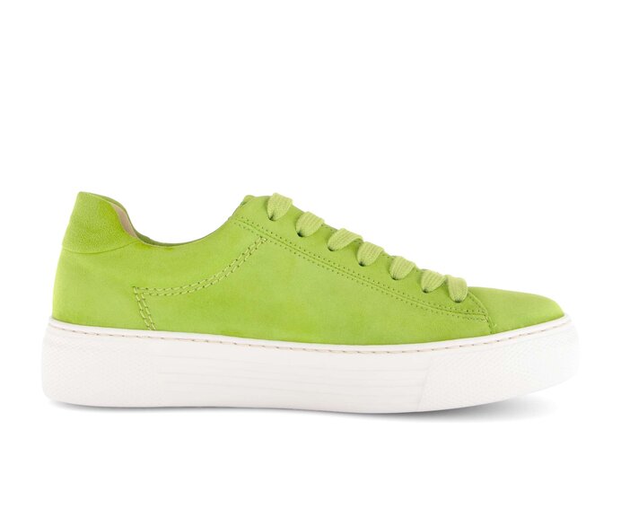 Gabor Damen  Sneaker Low Grün - Rauleder