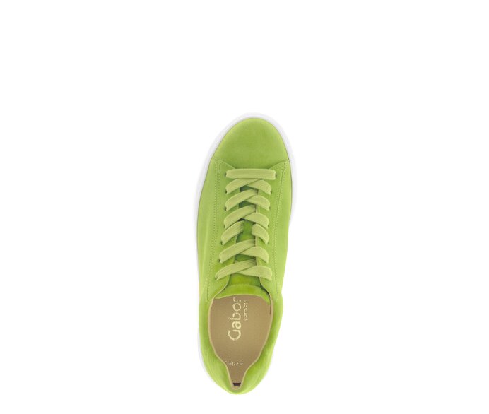 Gabor Damen  Sneaker Low Grün - Rauleder