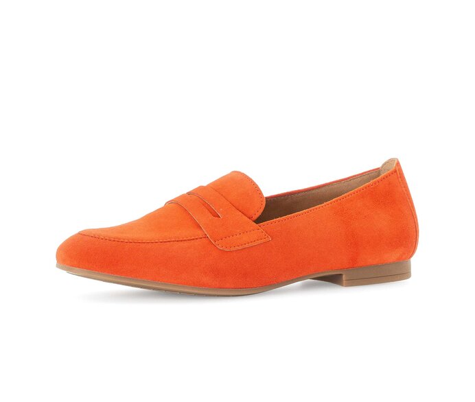 Gabor Damen  Slipper Orange - Rauleder