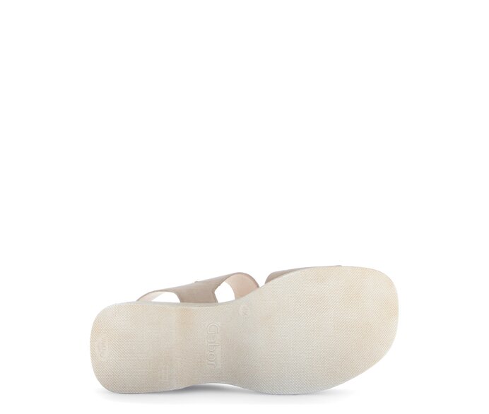 Gabor Damen  Riemchensandale Beige - Rauleder