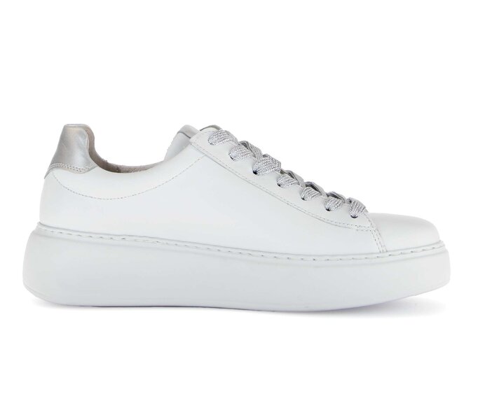Gabor Damen  Sneaker Low Weiß - Glattleder