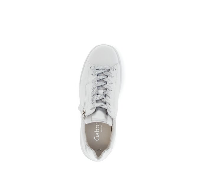 Gabor Damen  Sneaker Low Weiß - Glattleder