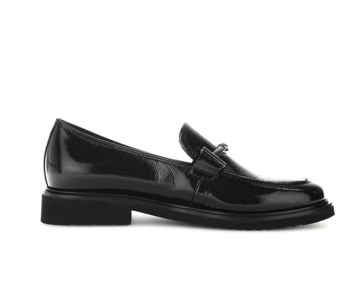 Gabor Damen  Slipper Schwarz - Lackleder