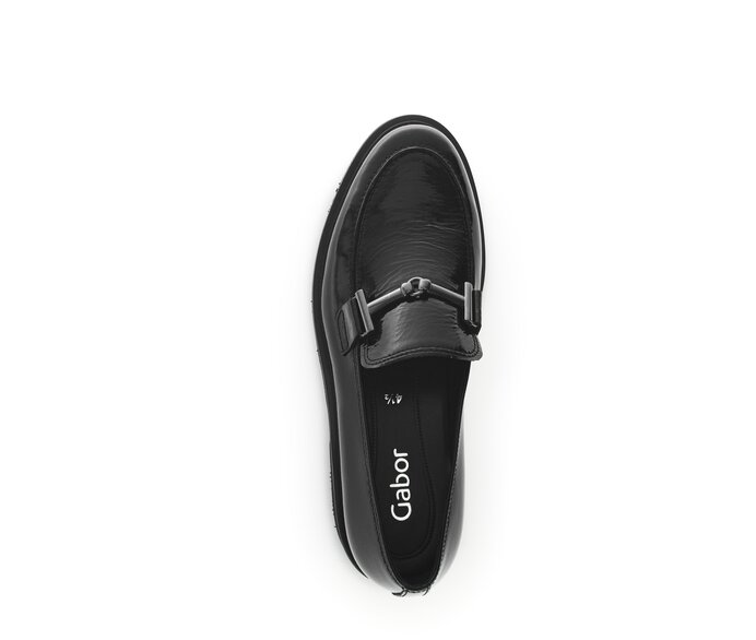 Gabor Damen  Slipper Schwarz - Lackleder