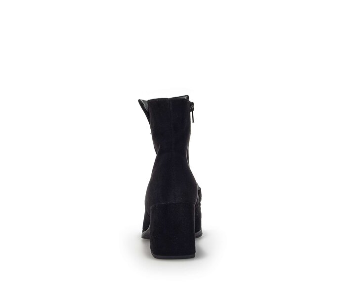 Gabor Damen  Elegante Stiefelette Schwarz - Rauleder