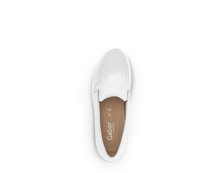 Gabor Damen  Slipper Weiß - Glattleder