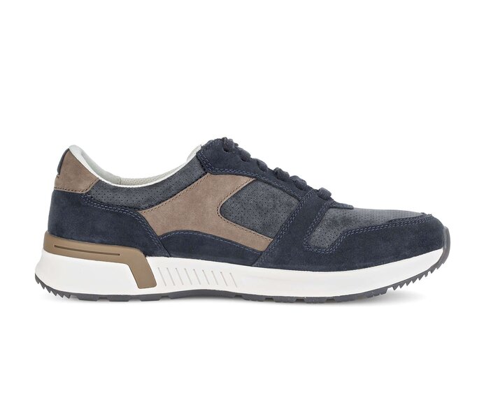 Pius Gabor Herren Sneaker Low Blau - Materialmix Leder/Textil