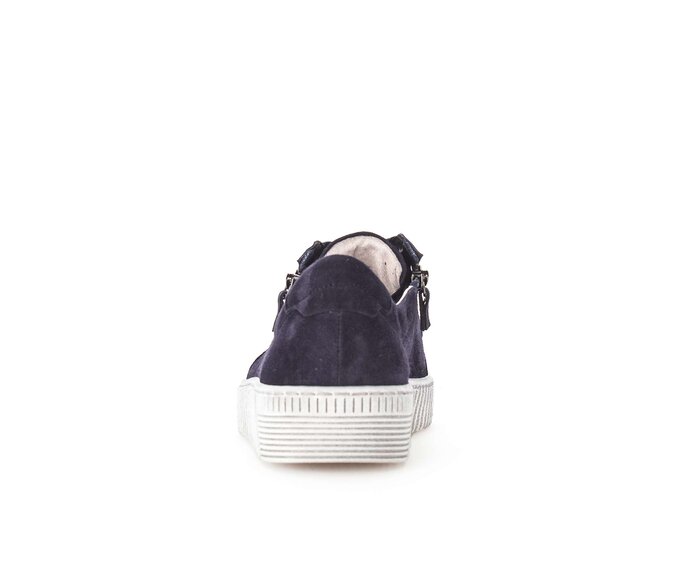 Gabor Damen  Sneaker Low Blau - Rauleder