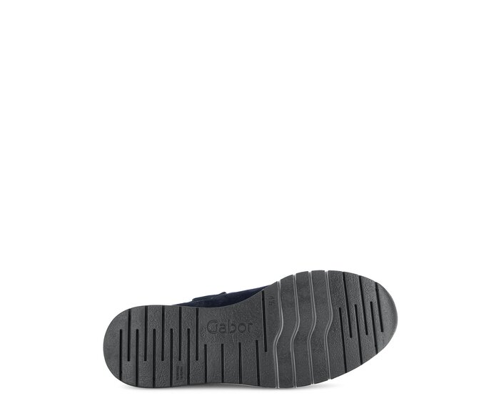 Gabor Damen  Sneaker Low Blau - Materialmix Leder/Lederimitat