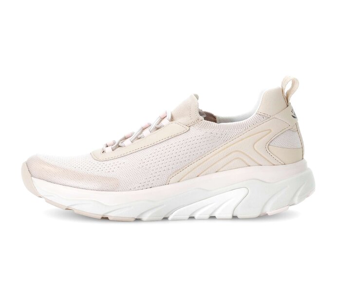 Gabor Damen Sneaker Low Beige - Materialmix Leder/Lederimitat