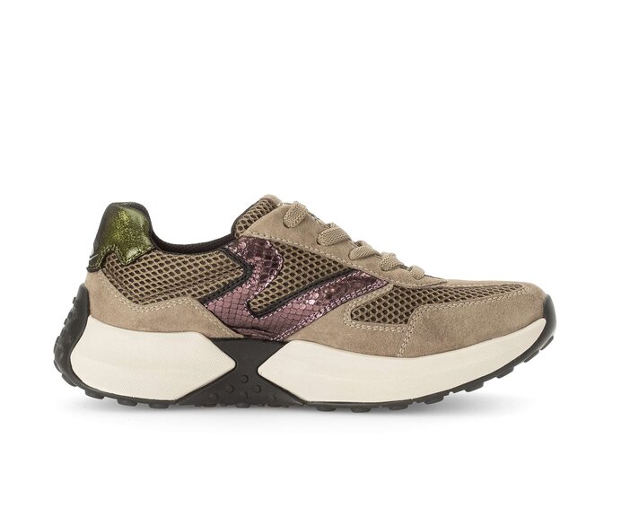 Gabor Damen  Sneaker Low Multicolour - Materialmix Leder/Lederimitat