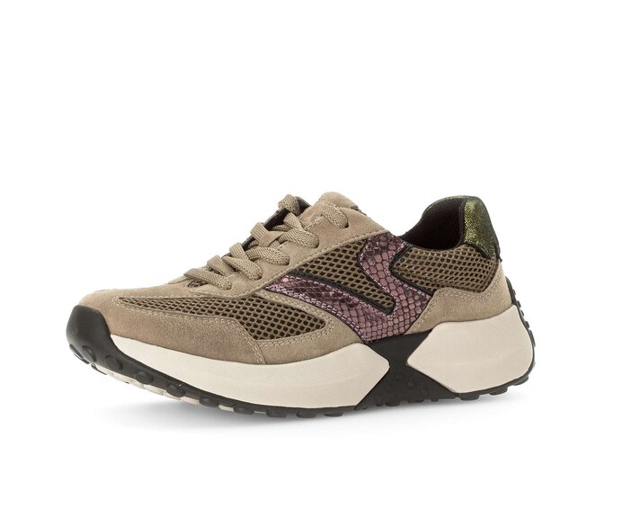 Gabor Damen  Sneaker Low Multicolour - Materialmix Leder/Lederimitat