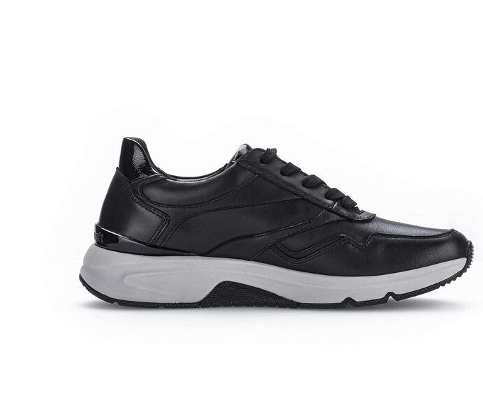 Gabor Damen  Sneaker Low Schwarz - Glattleder