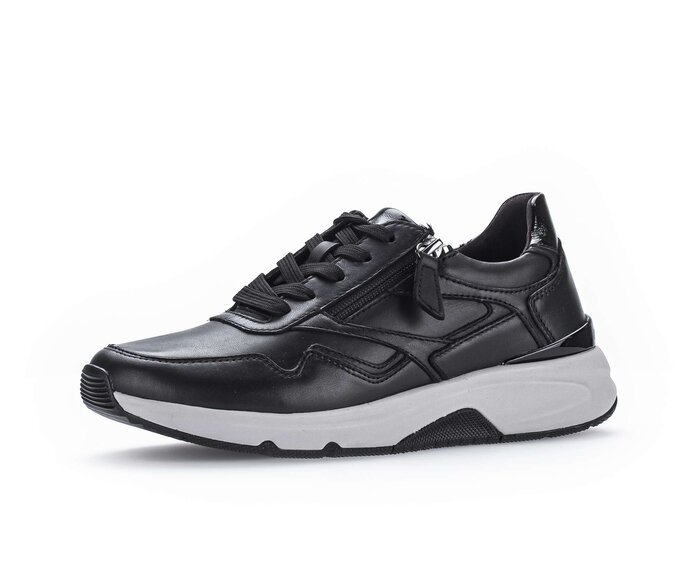 Gabor Damen  Sneaker Low Schwarz - Glattleder