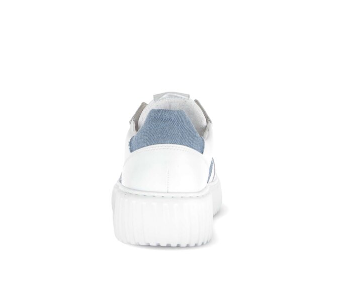 Gabor Damen  Sneaker Low Weiß - Materialmix Leder/Lederimitat