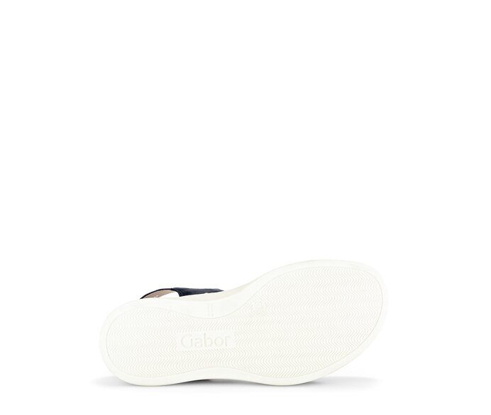 Gabor Damen  Plateau Sandale Blau - Rauleder