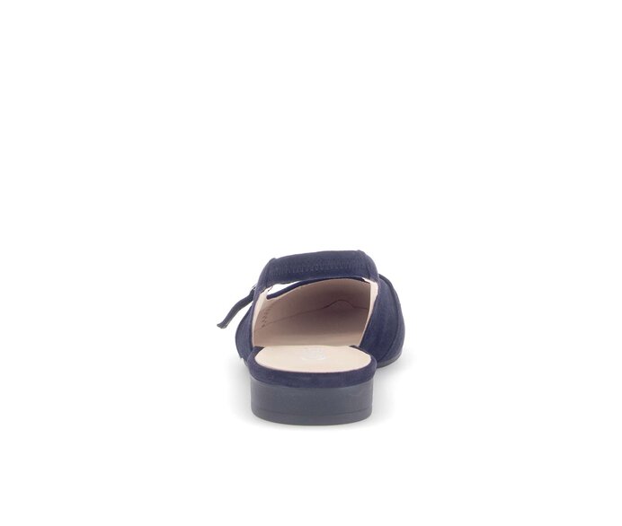 Gabor Damen  Slingpumps Blau - Rauleder