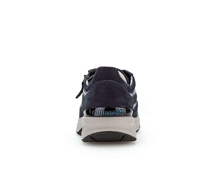 Gabor Damen  Sneaker Low Blau - Rauleder