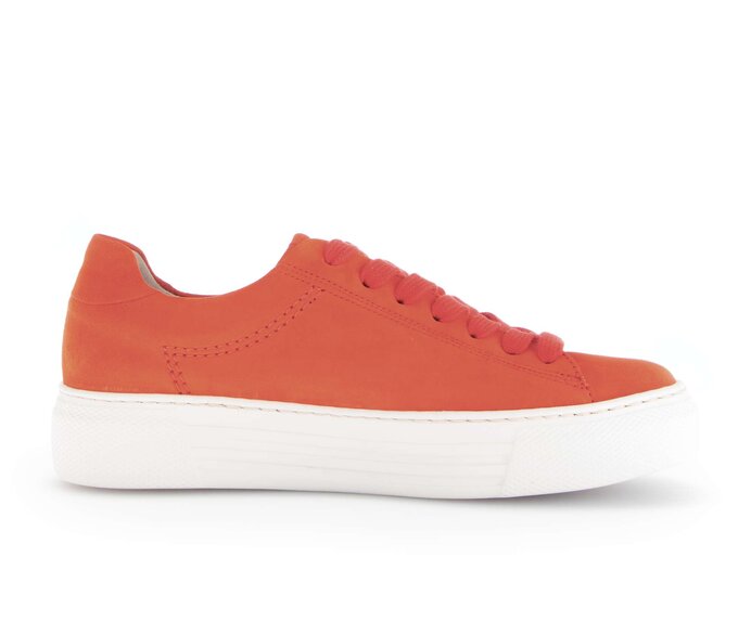 Gabor Damen  Sneaker Low Orange - Rauleder