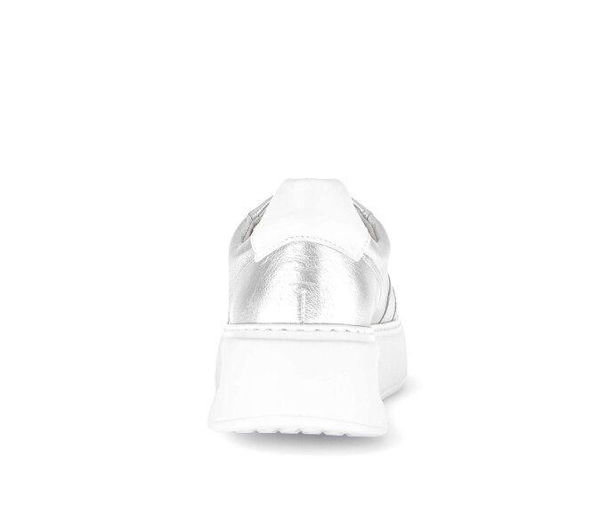 Gabor Damen  Sneaker Low Silber - Materialmix Leder