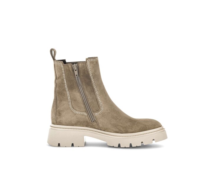 Gabor Damen  Chelsea Boot Braun - Rauleder