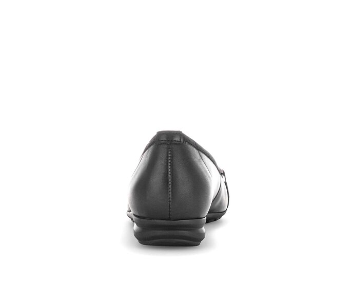 Gabor Damen  Sportliche Ballerina Schwarz - Glattleder
