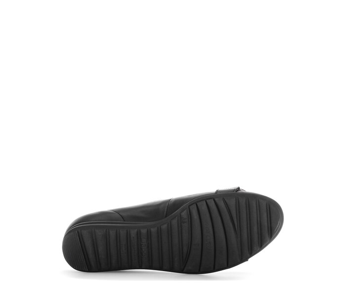 Gabor Damen  Sportliche Ballerina Schwarz - Glattleder