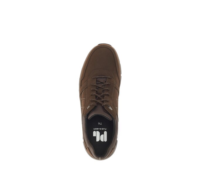 Pius Gabor Herren Sneaker Low Braun - Materialmix Leder/Textil
