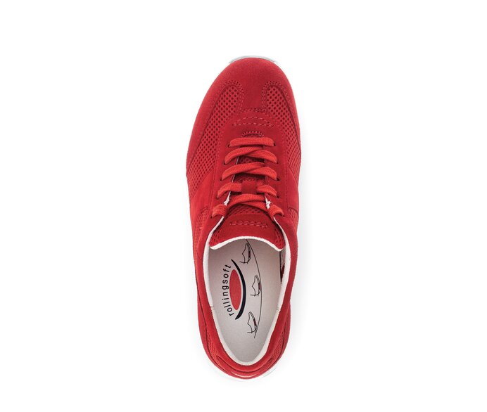 Gabor Damen  Sneaker Low Rot - Lederimitat