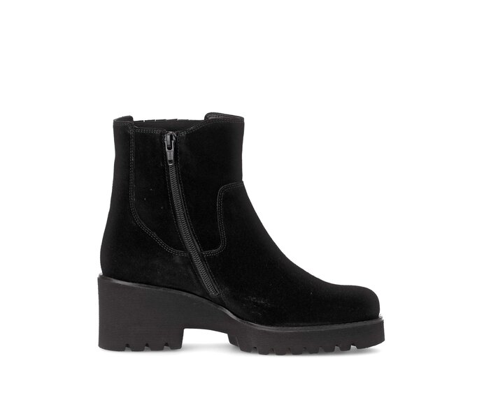 Gabor Damen  Chelsea Boot Schwarz - Rauleder